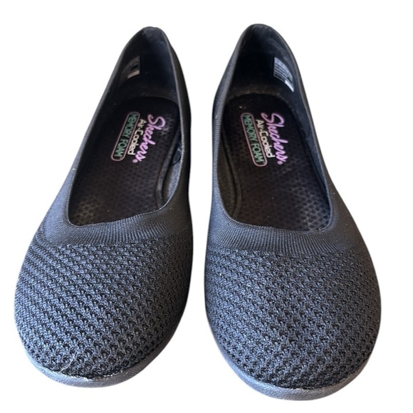 Skechers Cleo Sport On the Move Black Flat Slip On Memory Foam Size 9.5 - Picture 3 of 9